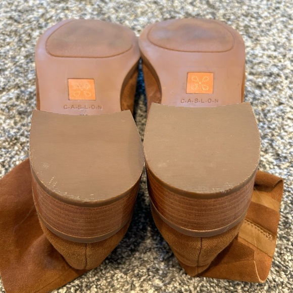 Caslon Womens Block Heel Ankle Bootie Side Zip Cushioned Insole Brown Sz 8 - Picture 7 of 12